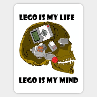 Lego mind-text version Sticker